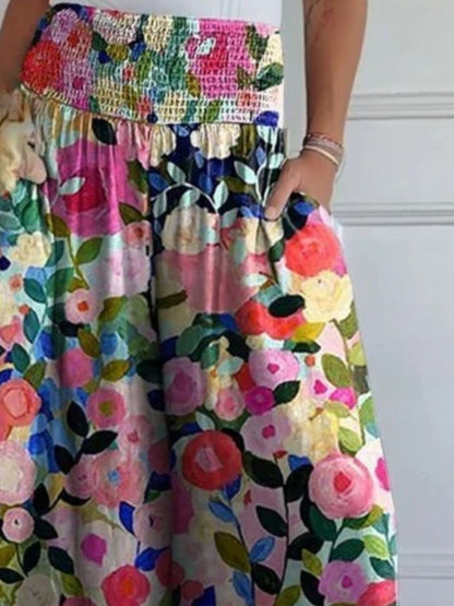 Marlene | Wijde katoenen broek voor de zomer