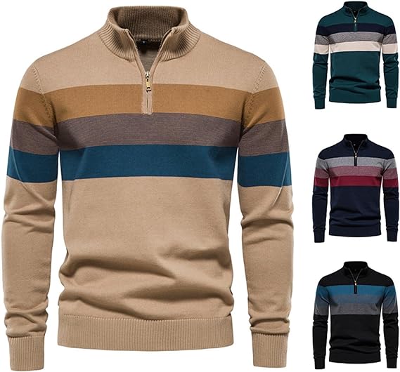 Matthew™ | Gestreifter Retro-Pullover