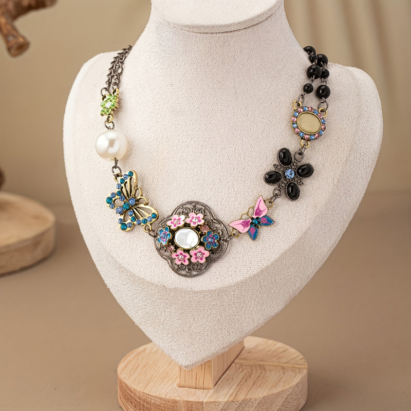 Vintage Etnische Vlinderketting