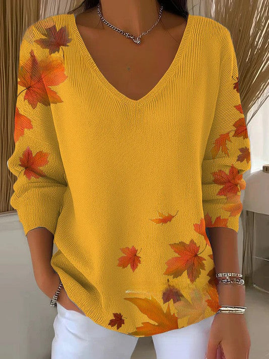 AURELIE | Pullover met V-hals
