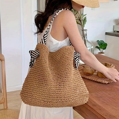 Elvira™ – Handgewebte Boho-Chic Tragetasche