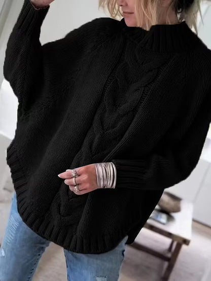 Yara – Grobstrick-Turtleneck-Pullover