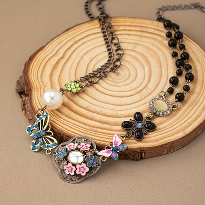 Vintage Etnische Vlinderketting