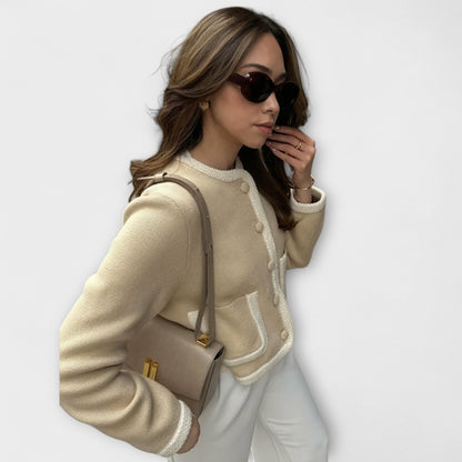 Milou | Klassischer Cardigan mit dekorativen Taschen