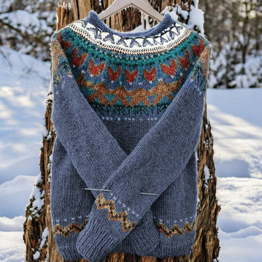 Melanie - Vintage Rundhals Pullover