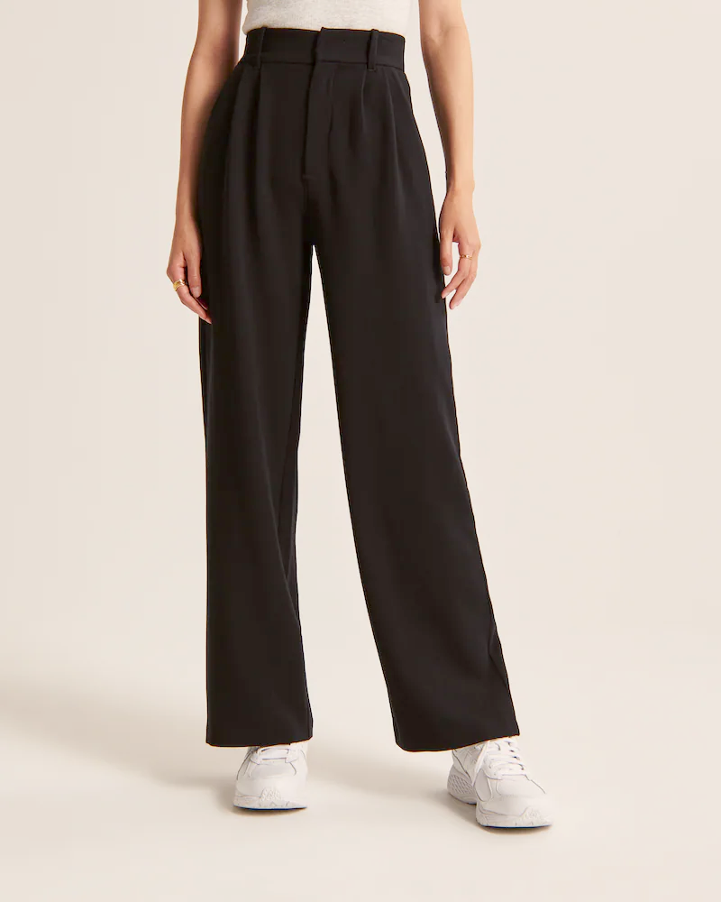 Monelle™ | Elegante Weite Stoffhose