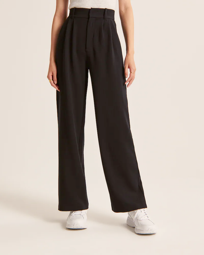Monelle™ | Elegante Weite Stoffhose