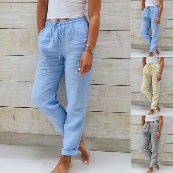 LIVIA™ | Luchtige linnen broek met stretch-comfort