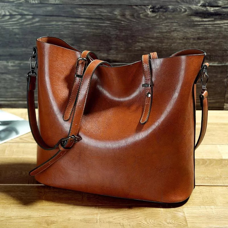 Recta - Sac à bandoulière en cuir vintage