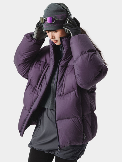 CougarStep – Unisex Stehkragenjacke mit 95 % weißer Gänsedaune und 3-fach-Schutz
