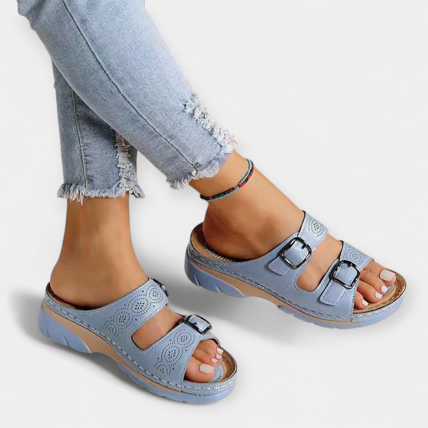 Sandalen met pijnvrije ondersteuning
