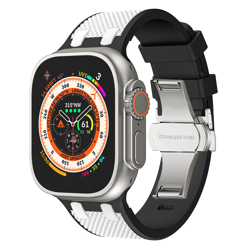 Tactische siliconen Apple Watch-band