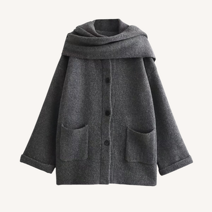 Jodie | Vest met sjaal