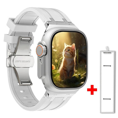 TitaniumTouch siliconen Apple Watch-bandje