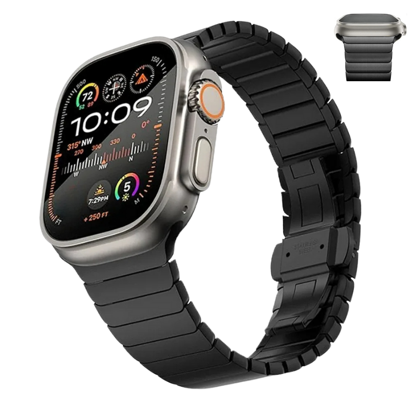 Roestvrijstalen schakelband voor Apple Watch