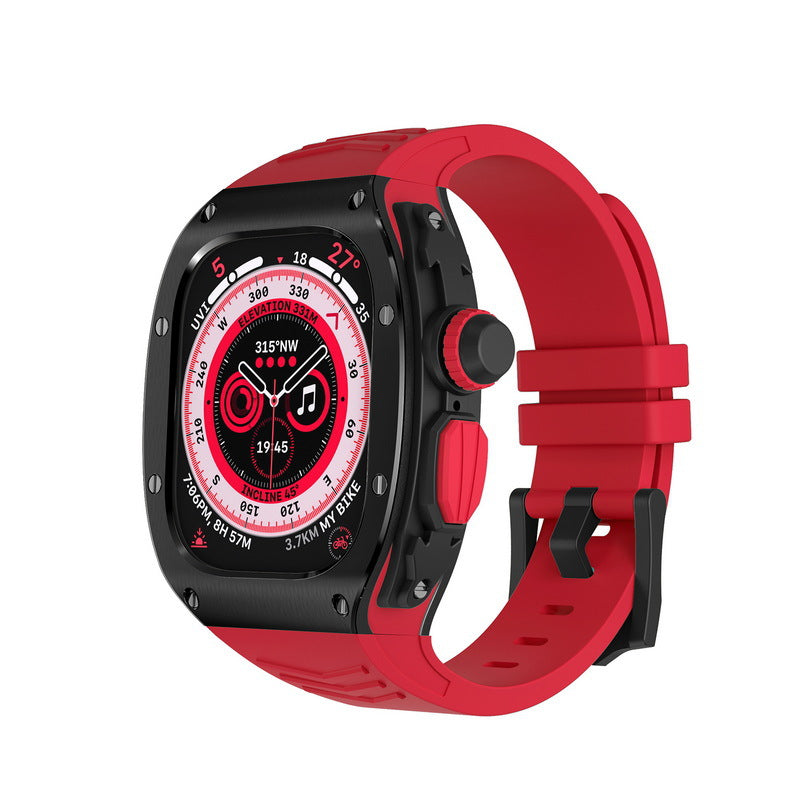 Luxuriöses Metallgehäuse-Armband für Apple Watch Ultra 49 mm