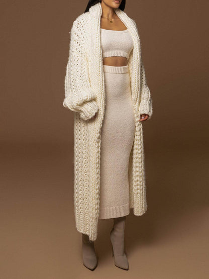 Ivoor Hold Me Close vest met sjaalkraag