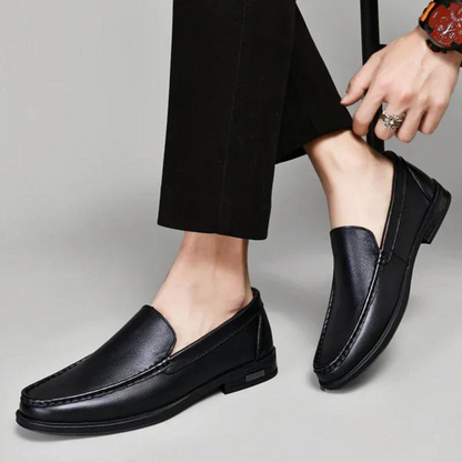 Murcia lederen loafers