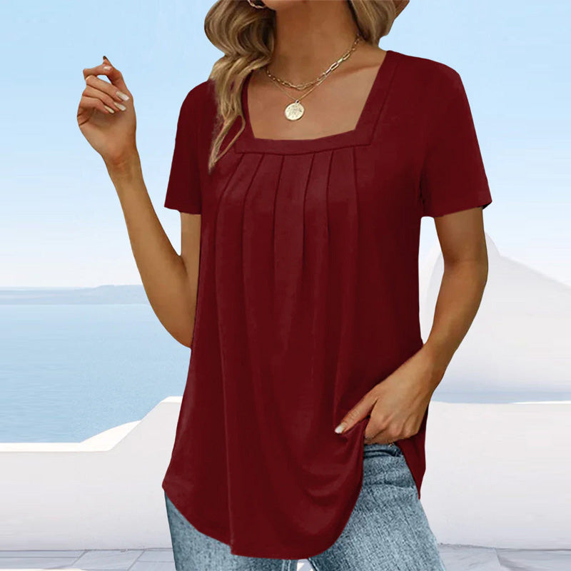 Athena Faltenbluse