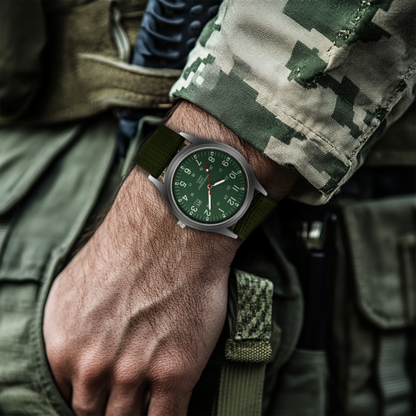 Casual horloge met band™ - Militaire-geïnspireerd horloge voor elke dag