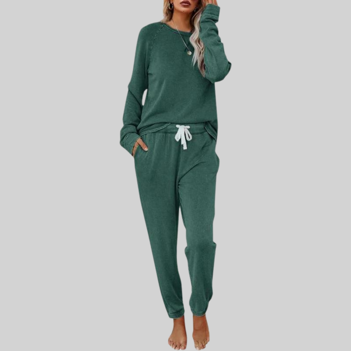 Jocelyn | Set van longsleeve en joggingbroek