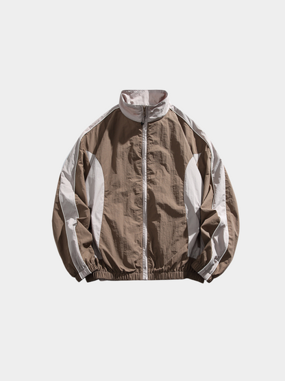 AshDeck - Unisex oversized waterdichte colorblock-jas