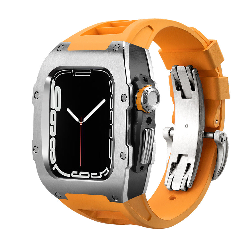 Luxe metalen bandje voor Apple Watch-serie 44/45 mm