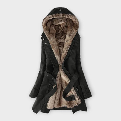 Lila | Warm Fur-Lined Coat