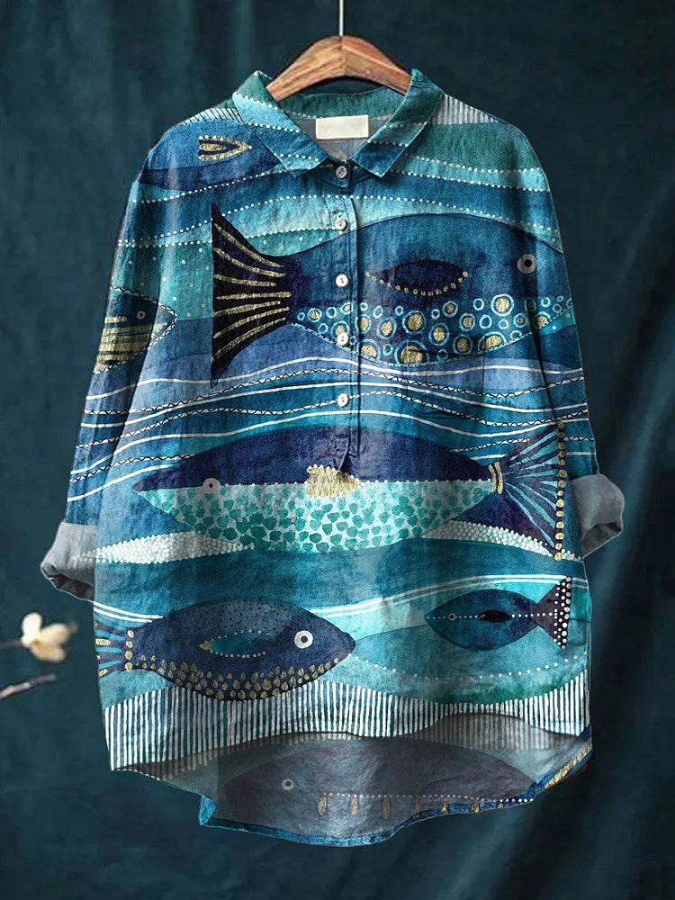 Jax | Oceaan Kunst Shirt