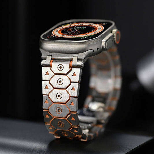 Imperiale roestvrijstalen Apple Watch-band