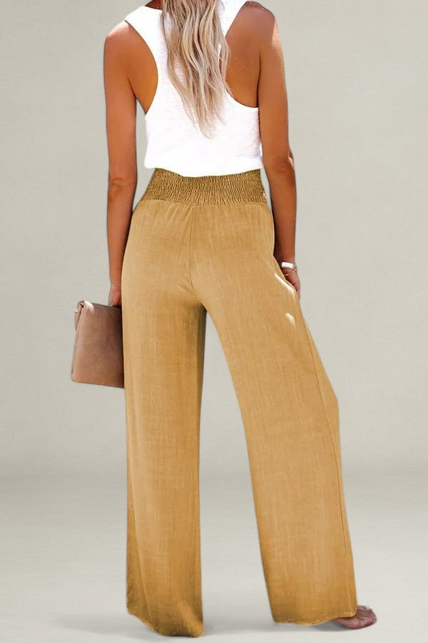 Monelle™ | Loose-Fit Broek Met Hoge Taille