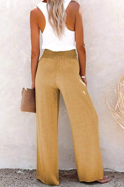 Kaweka - Relaxte hoge taille broek