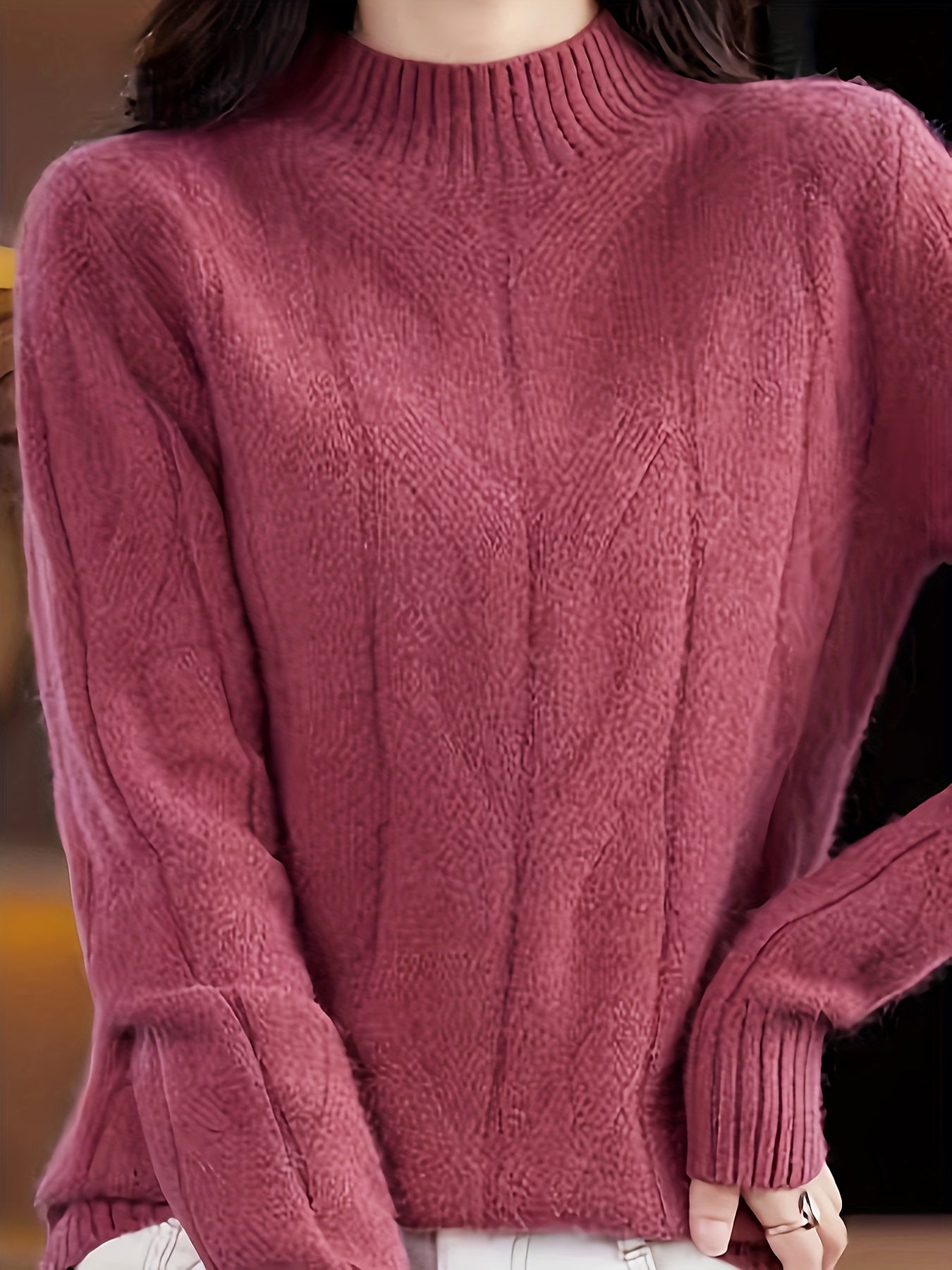 Karmen – Gemütlicher Retro-Strickpullover