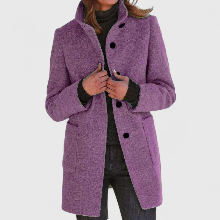 Elena™ | Elegante wollenmix-jas