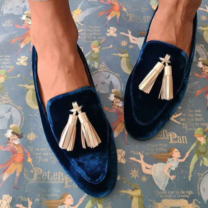 Novera™ | Retro Franjepantoffels