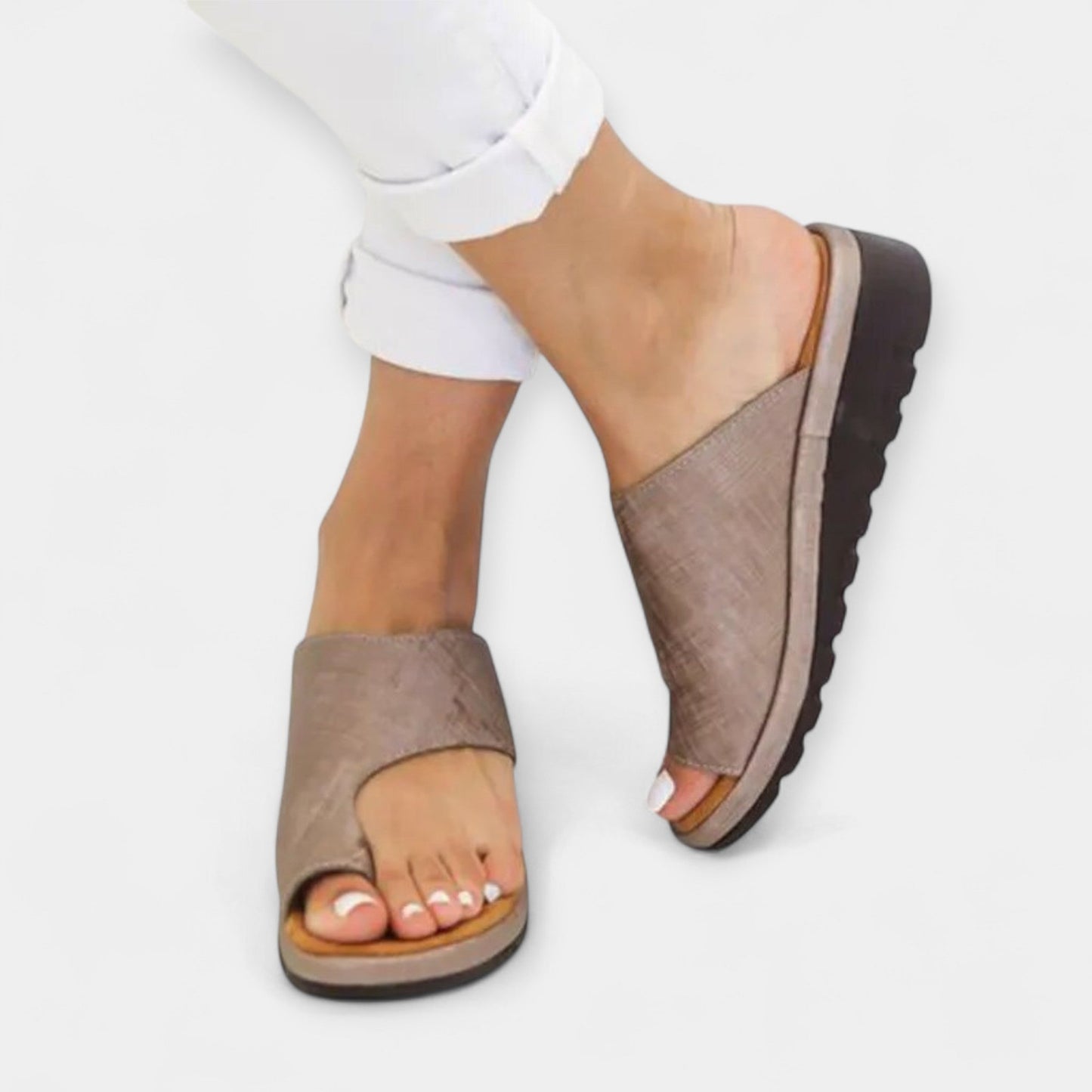 Leren sandalen