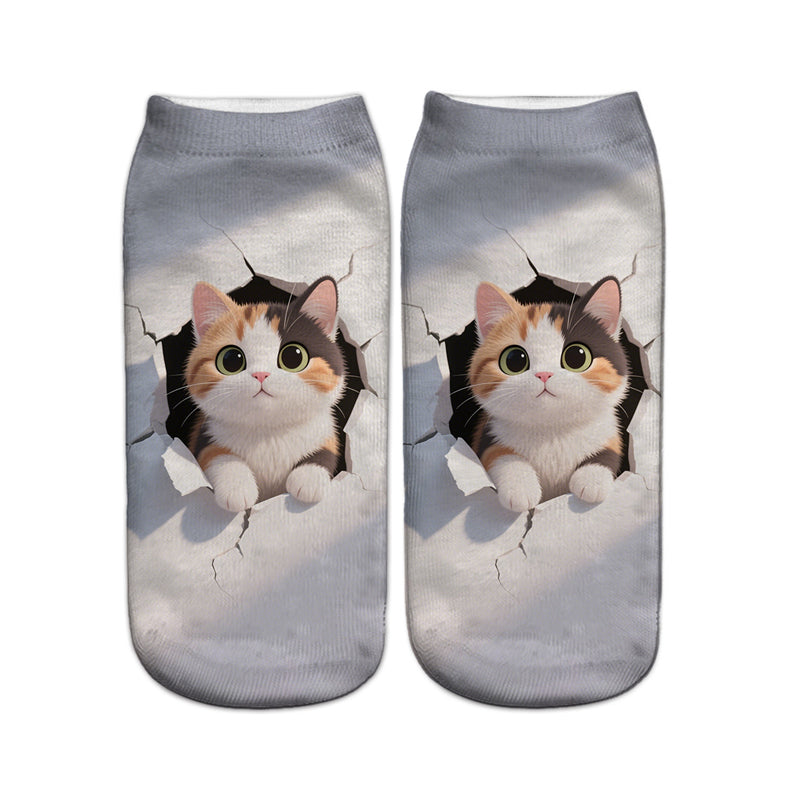 Casual Sokken Met Dierenprint