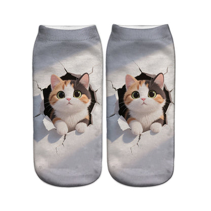 Casual Sokken Met Dierenprint