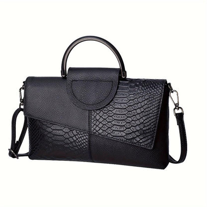 Cassandra | Handtas met extravagant krokodillenpatroon