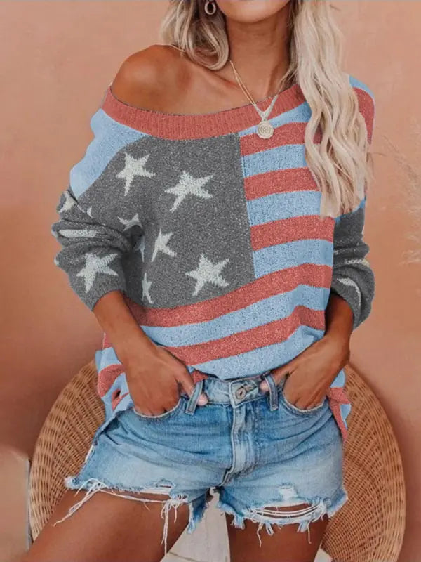 Callista - Gebreide trui met shirt en mooi logo