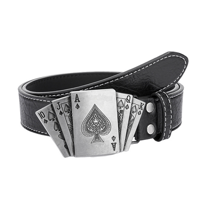 Herren Punk-Stil Spielkarten-Gürtel 97391757K