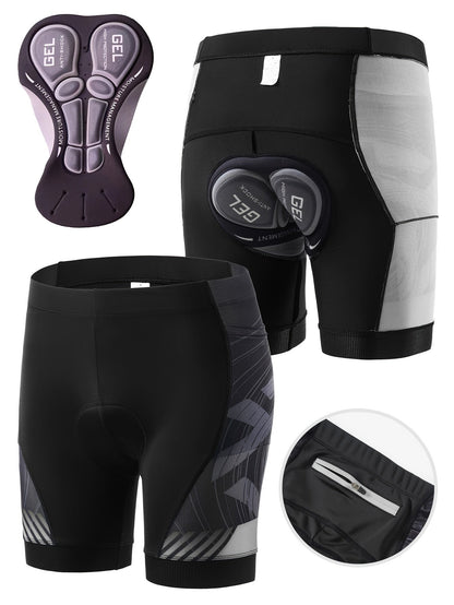 3D-gevoerde fietsbroek voor heren