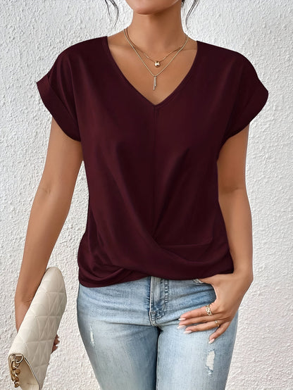 Elara V-Ausschnitt T-Shirt