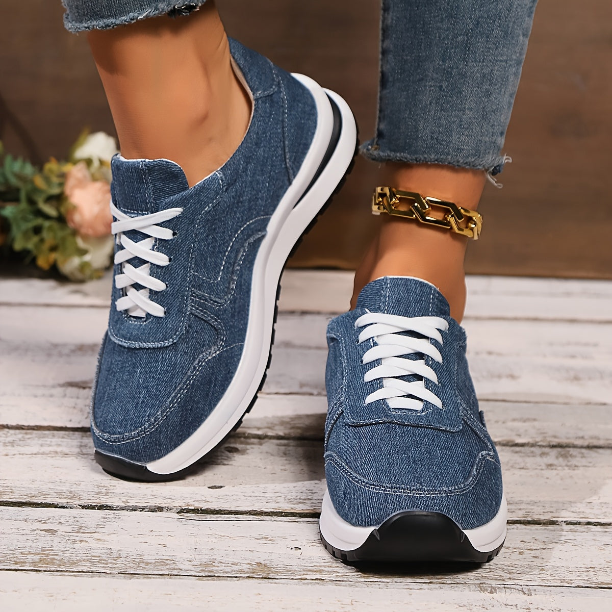 CÉLINE | ORTHOPEDISCHE DENIM SNEAKERS