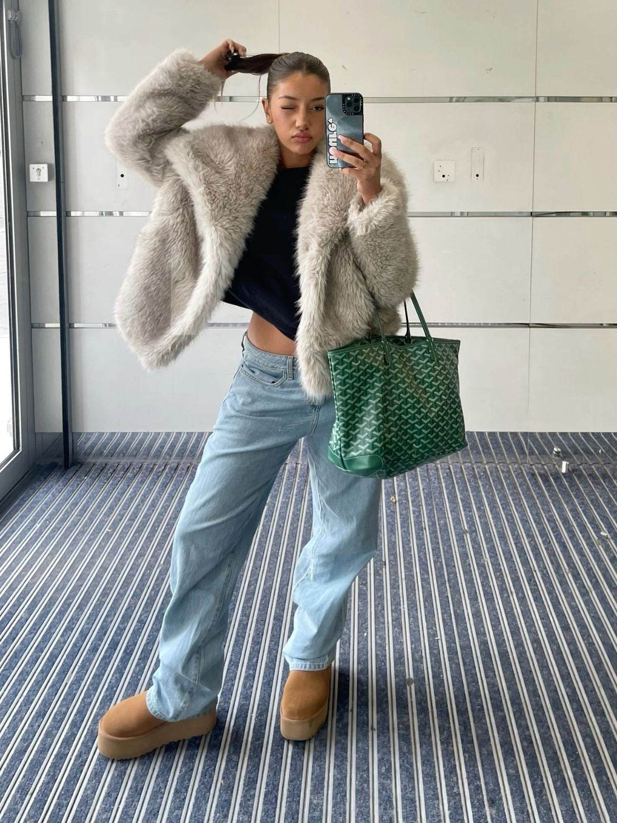 Mystique & Co™ Faux Fur Coat