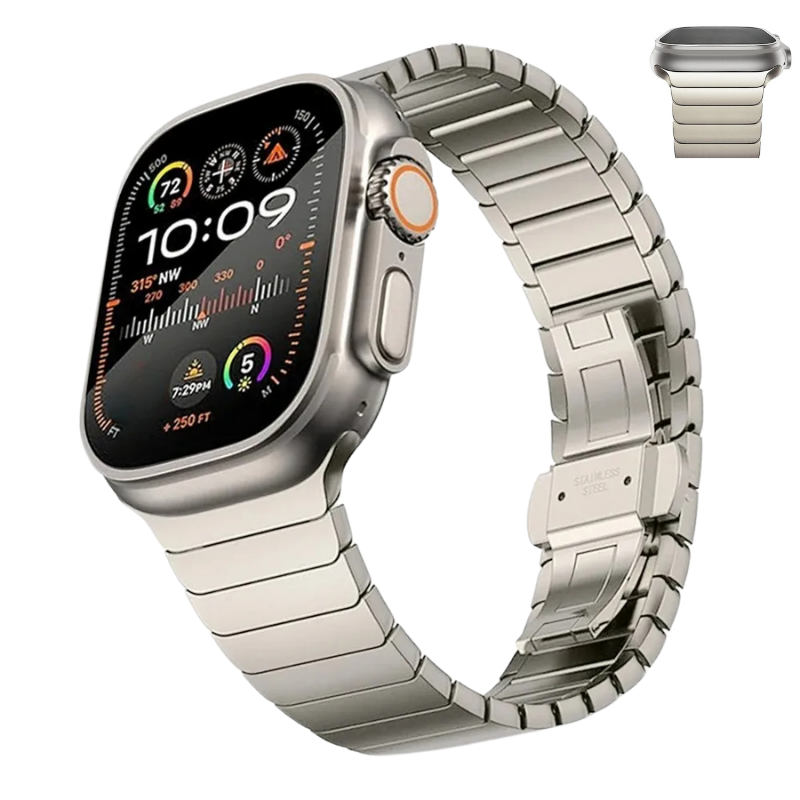 Roestvrijstalen schakelband voor Apple Watch