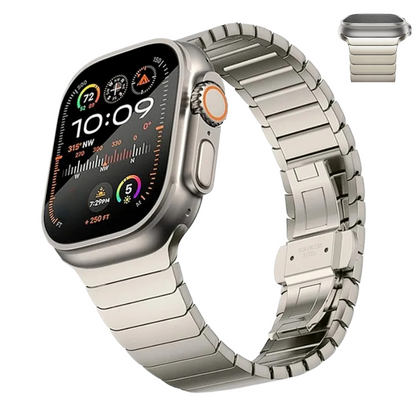 Roestvrijstalen schakelband voor Apple Watch