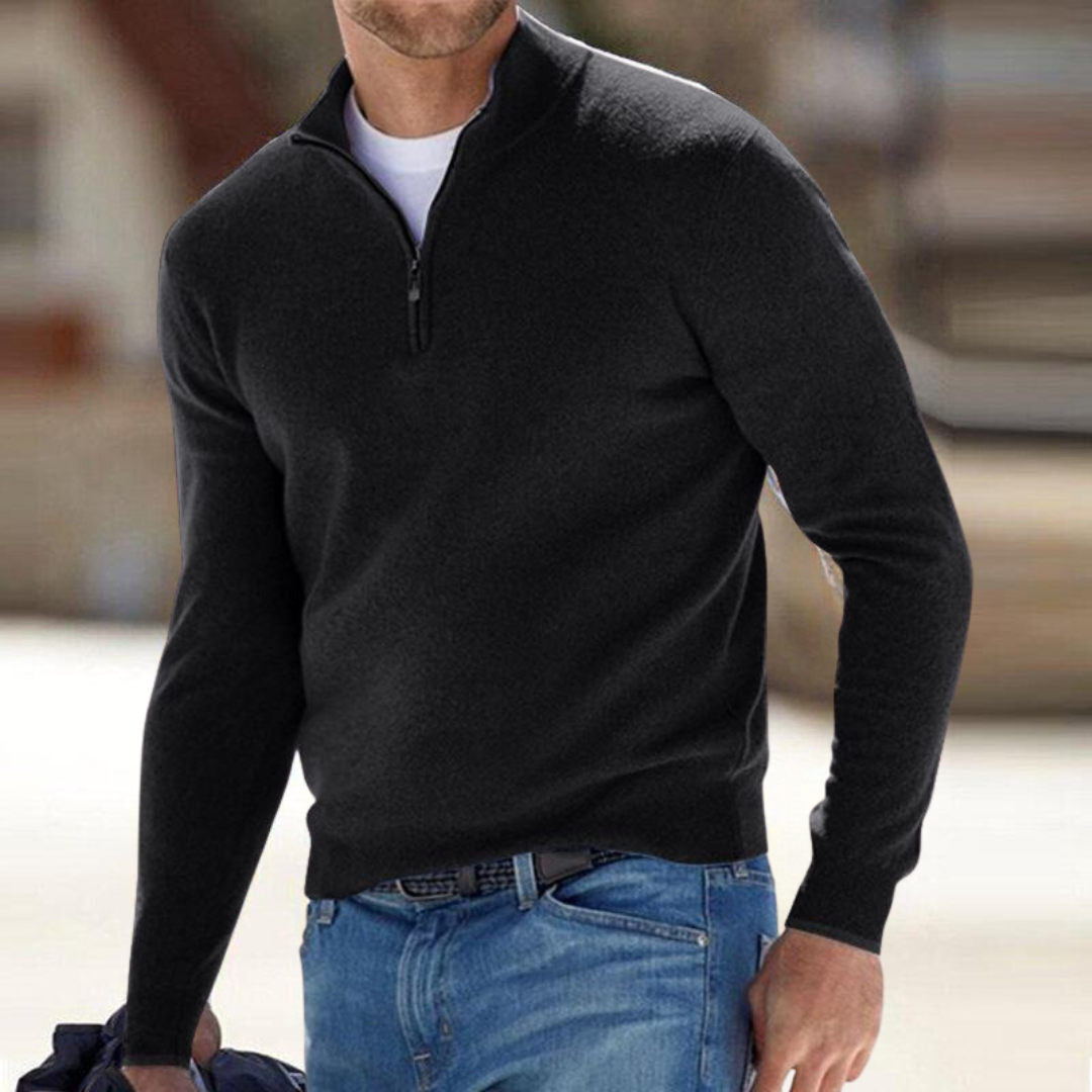 Miquel | Premium Zip-kraag-trui