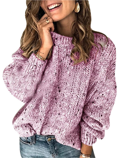 Ayla - Retro Pullover in eenkleurig