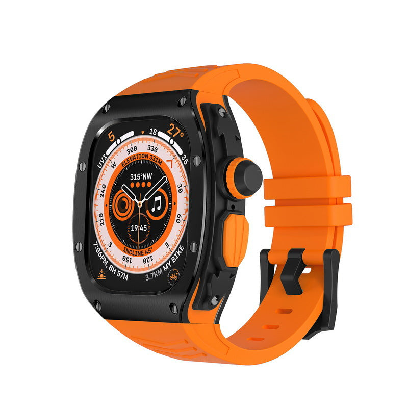 Luxuriöses Metallgehäuse-Armband für Apple Watch Ultra 49 mm